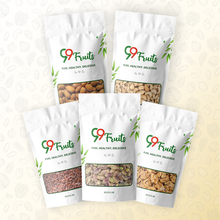 Premium Nutty Delight (Almond, Raisin, Cashew, Pistachio, Walnut)