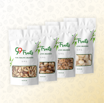 Regular Rich Nut Blend  (Brazil Nuts, Hazel Nuts, Pecan, Macadamia)