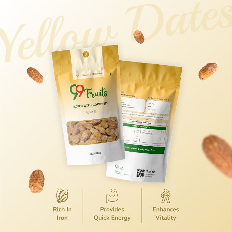 Premium Yellow Dry Dates