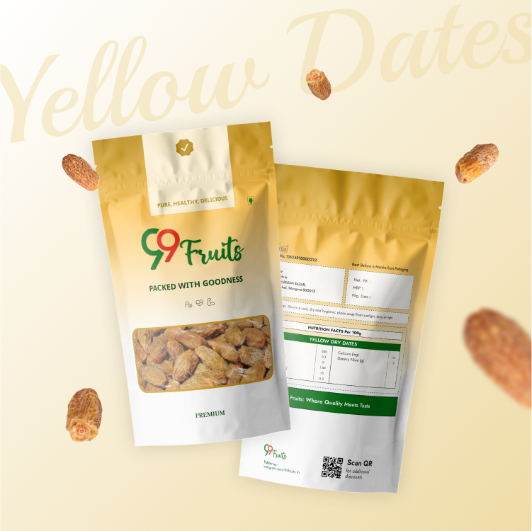 Premium Yellow Dry Dates