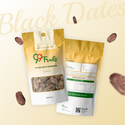 Premium Dry Dates Black