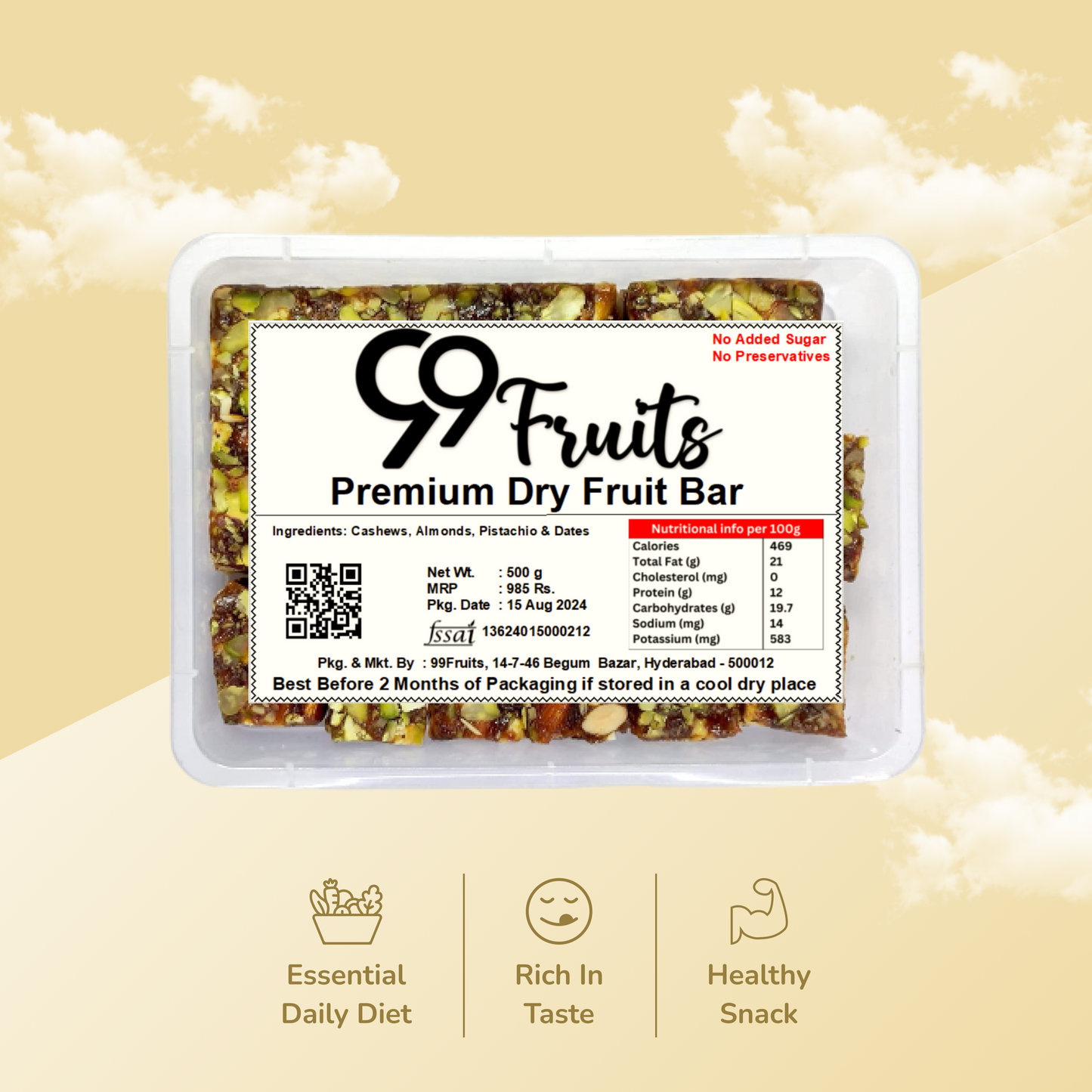 Premium Dryfruit Bars